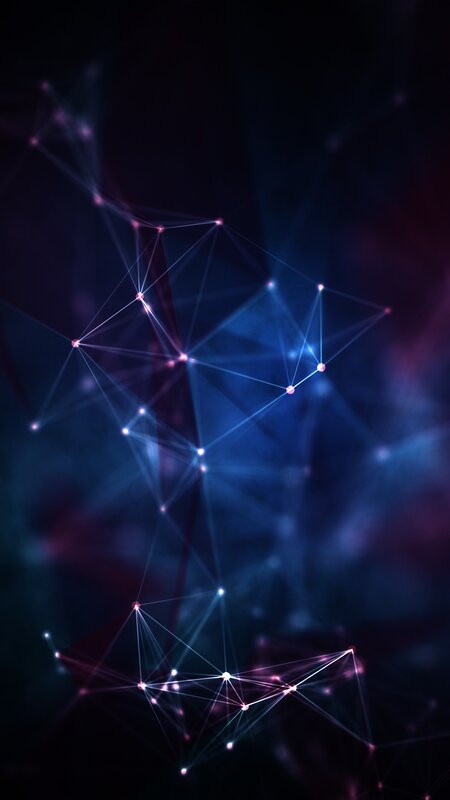 Abstract Network Structure — Blue