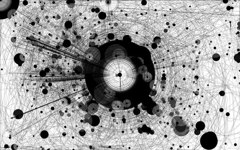 abstract network visualization