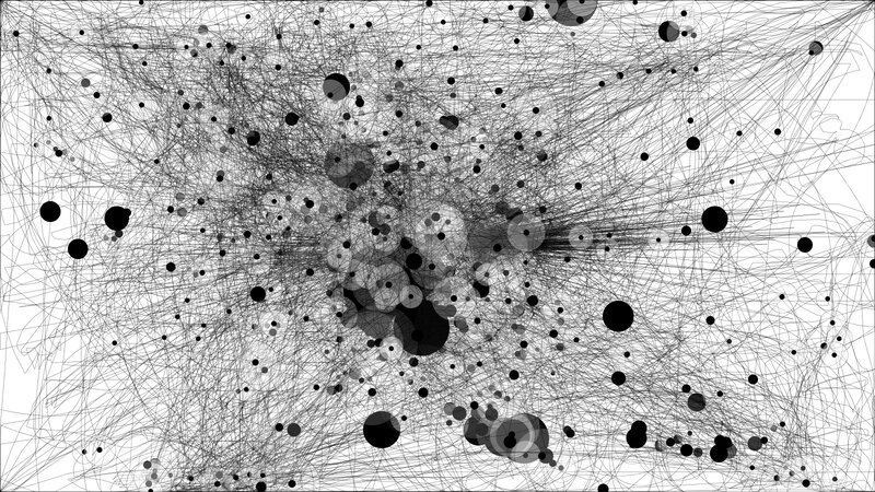 Abstract network visualization