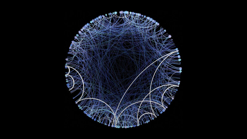 Abstract network visualization