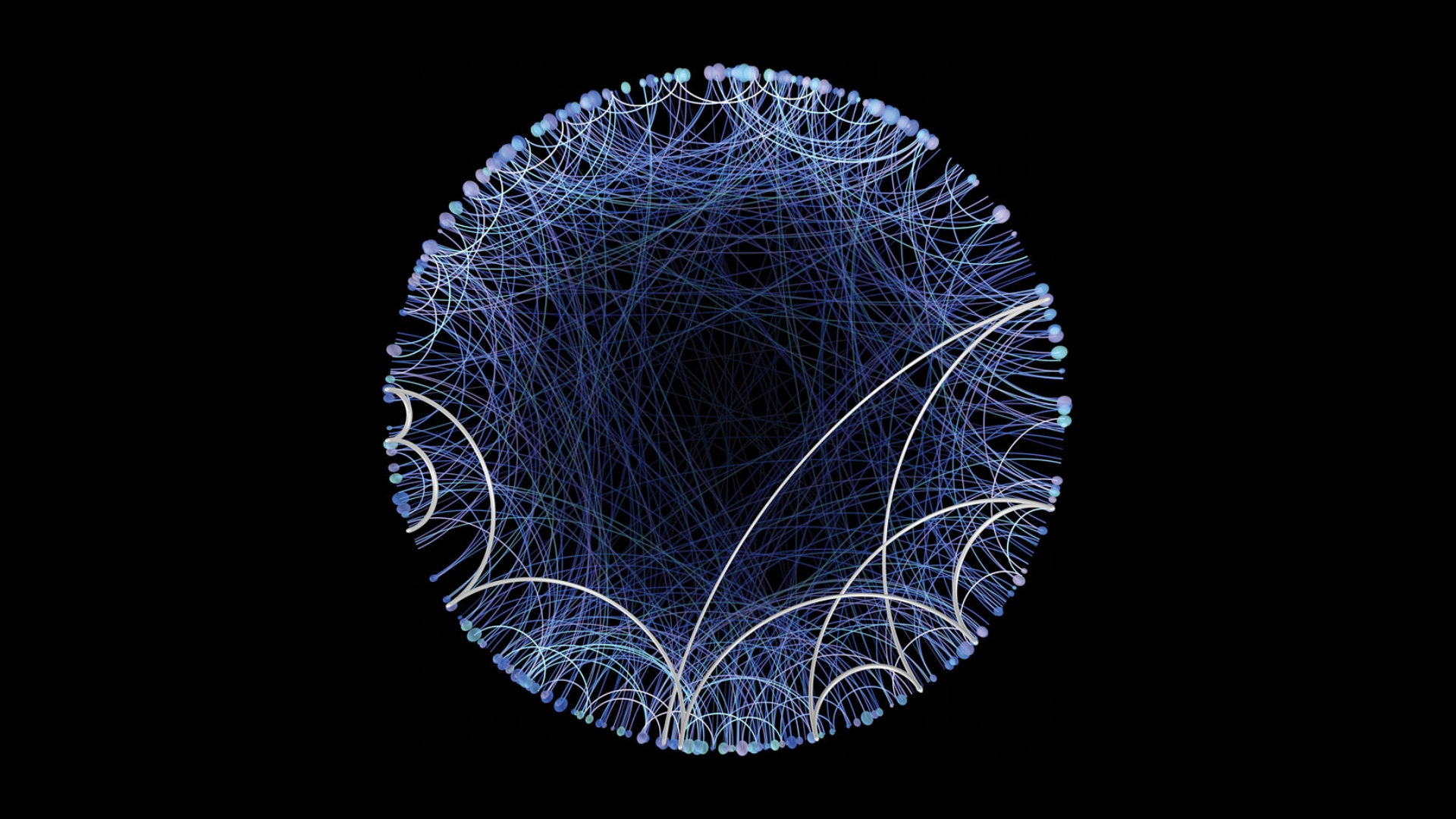 Abstract network visualization