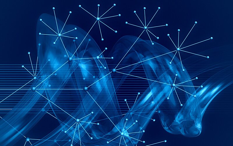 abstract network visualization