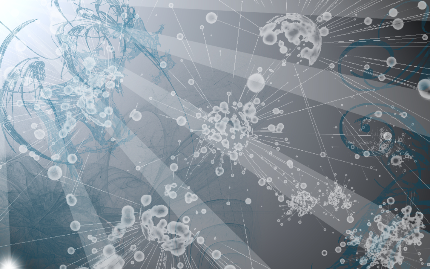 abstract network visualization
