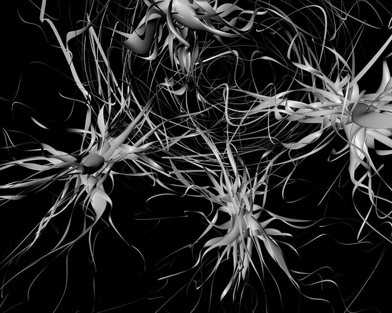 Abstract Neural Network — Black