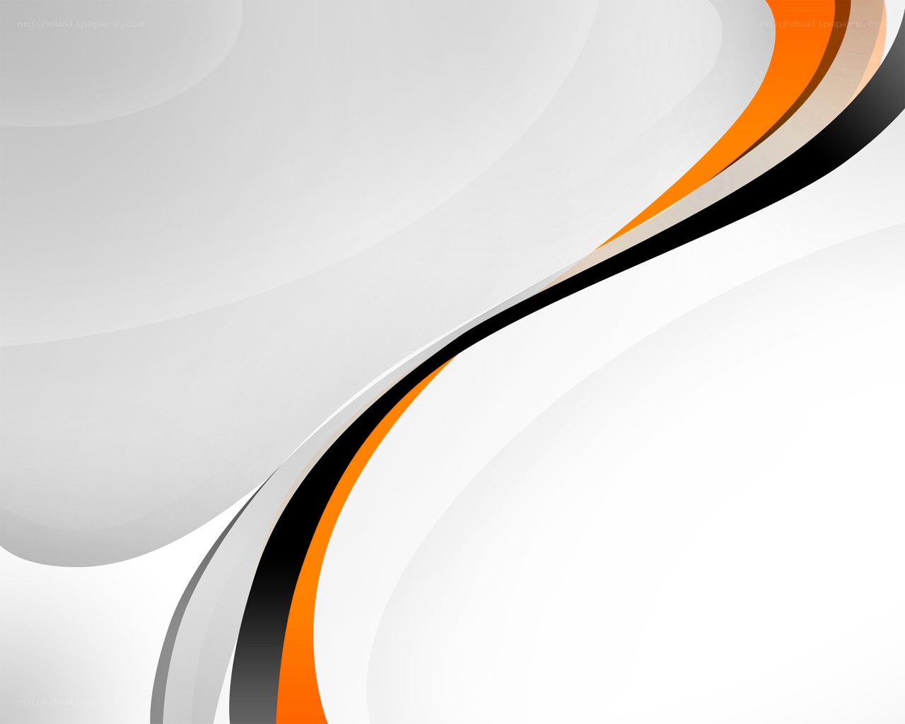 abstract orange and black design