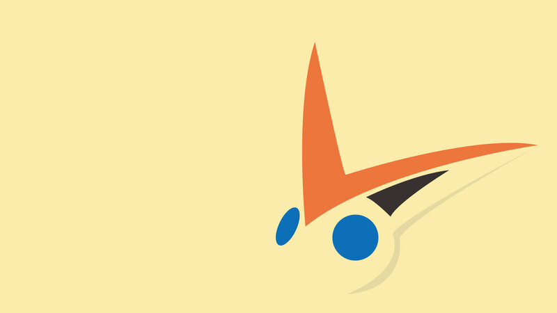 Abstract Orange and Blue Shape