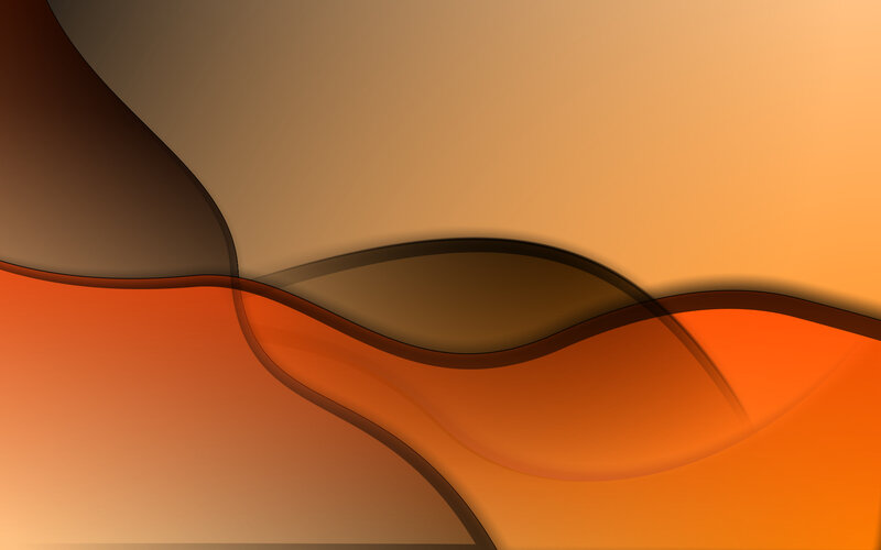 Abstract orange and brown waves