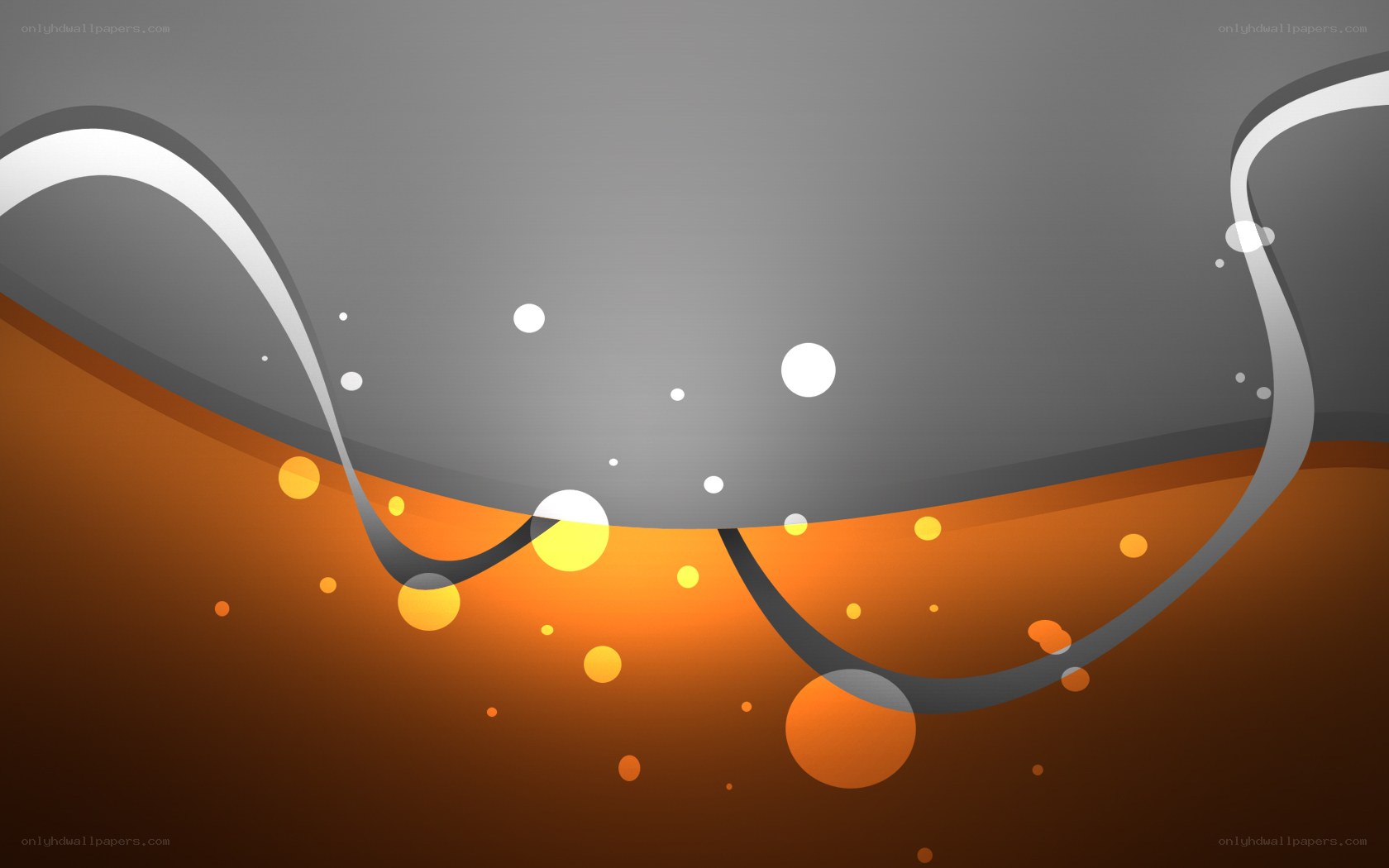 abstract orange and gray design