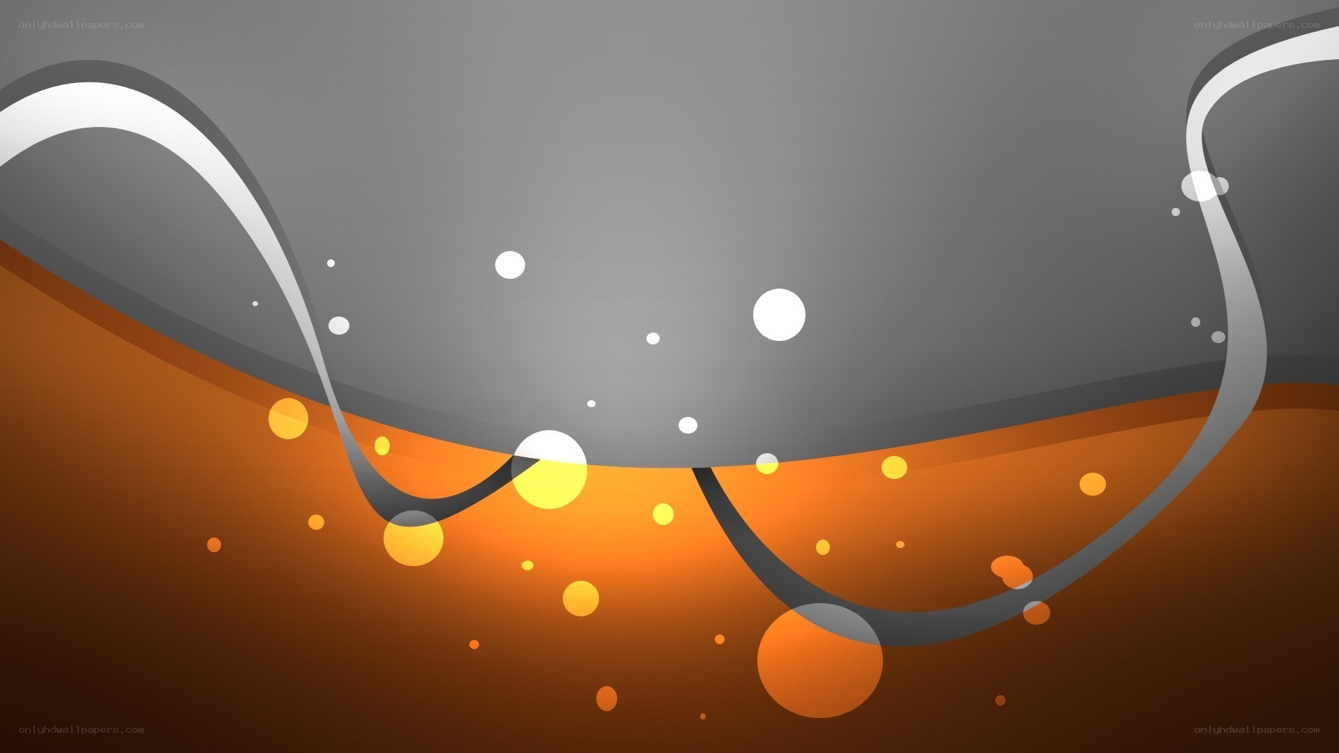 abstract orange and gray design