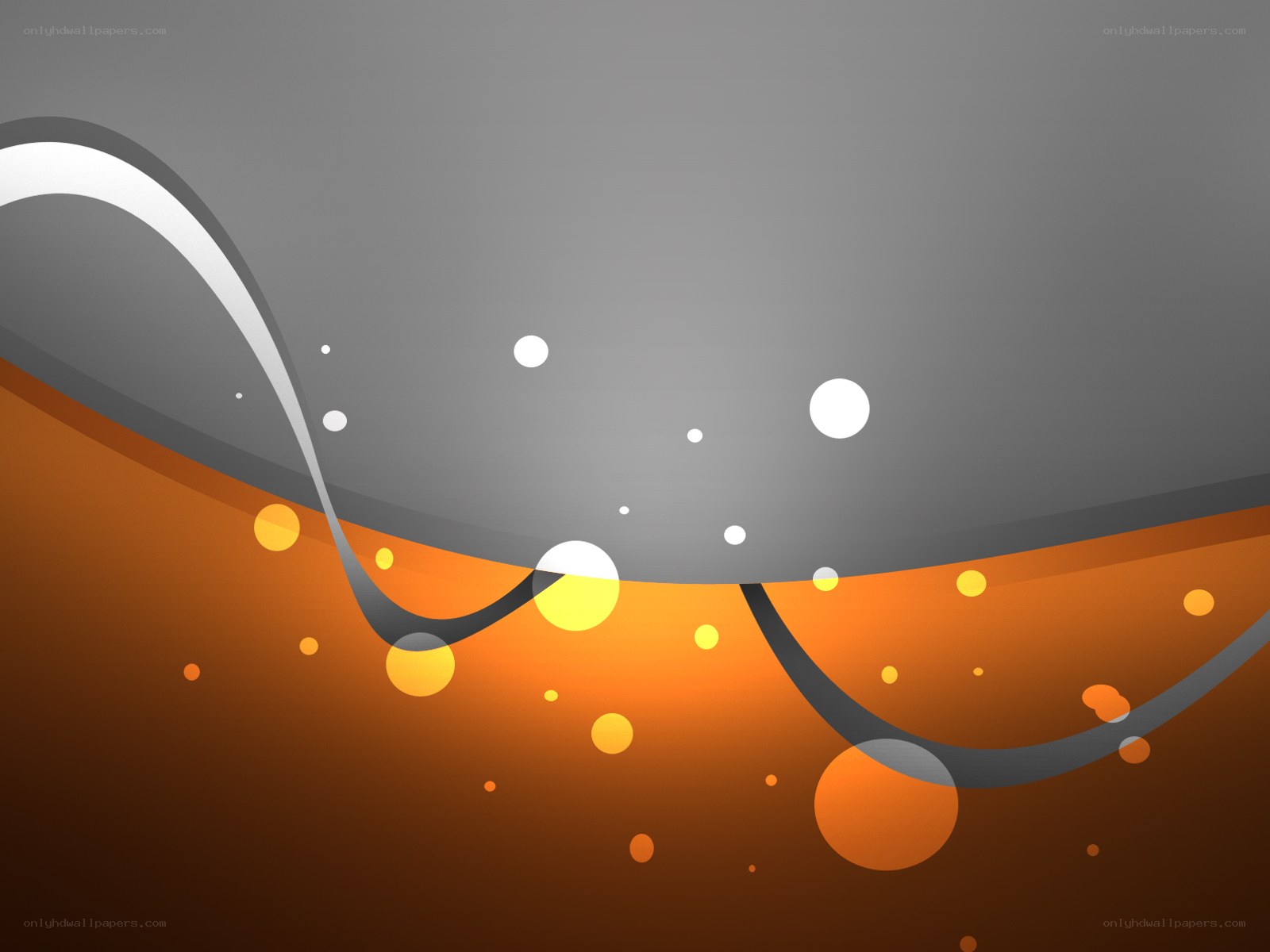 abstract orange and gray design