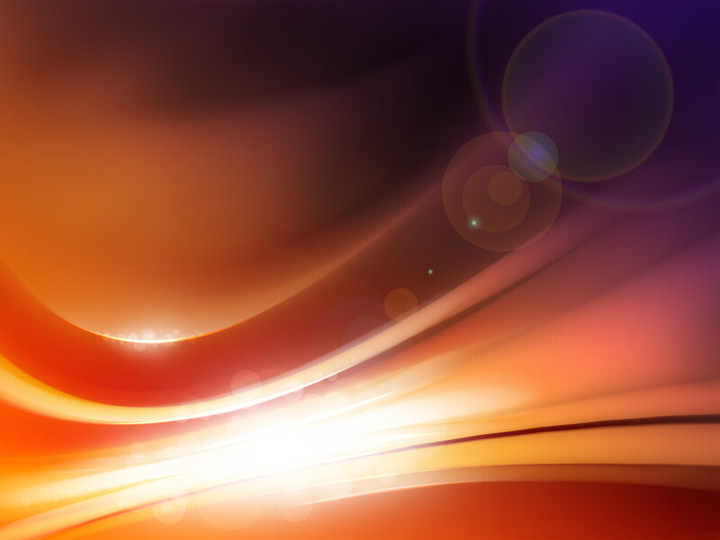 Abstract orange and purple light design