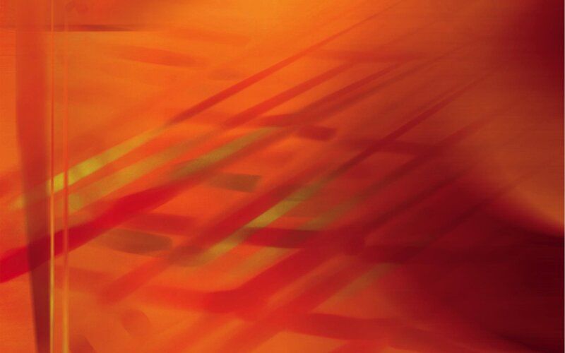 abstract orange and red lines