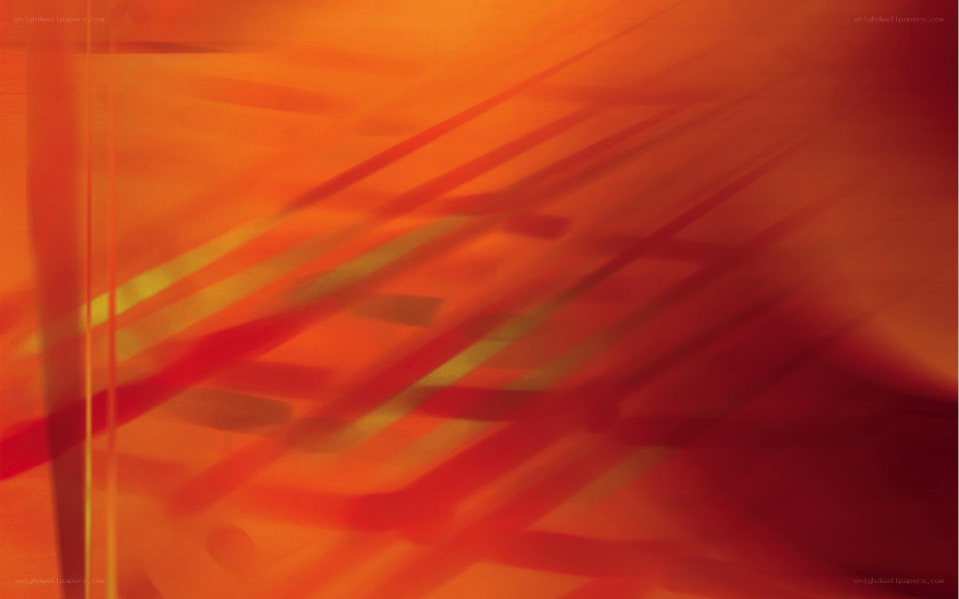 Abstract orange and red motion blur