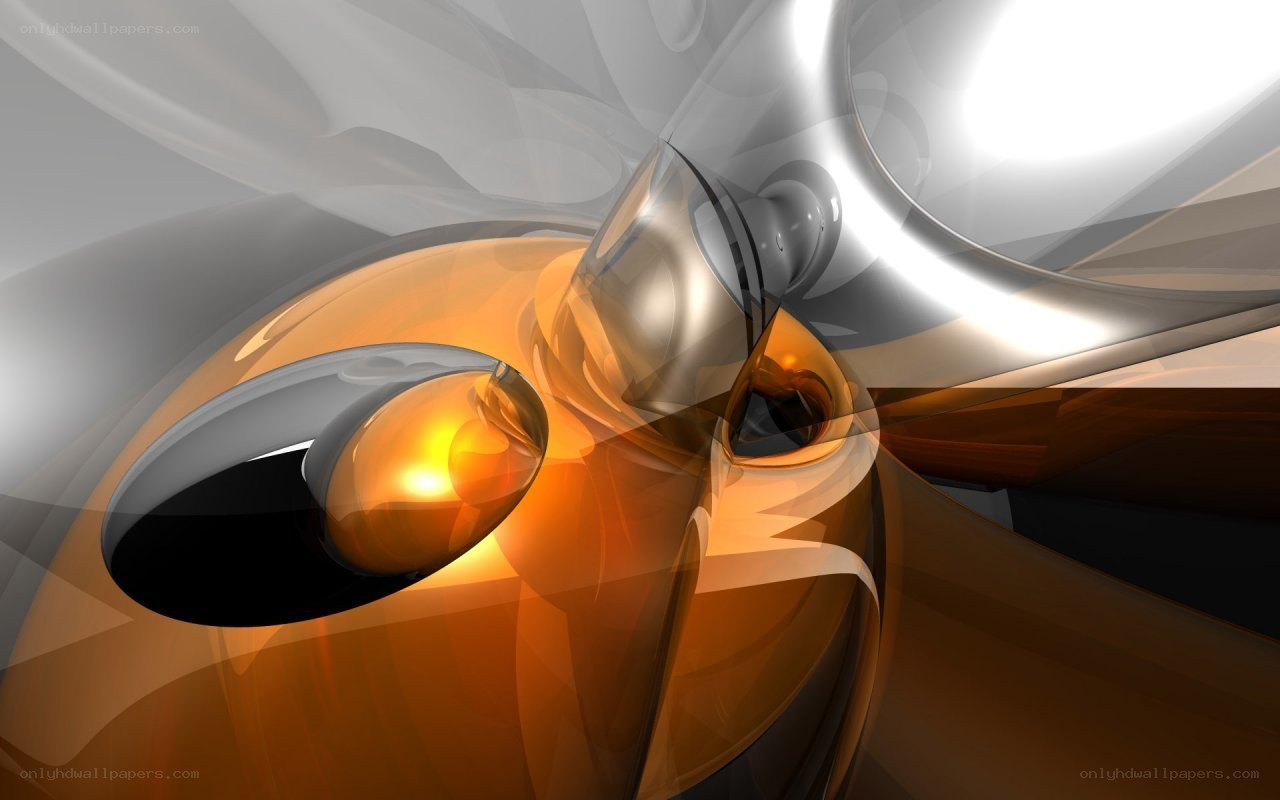 abstract orange and silver sculpture