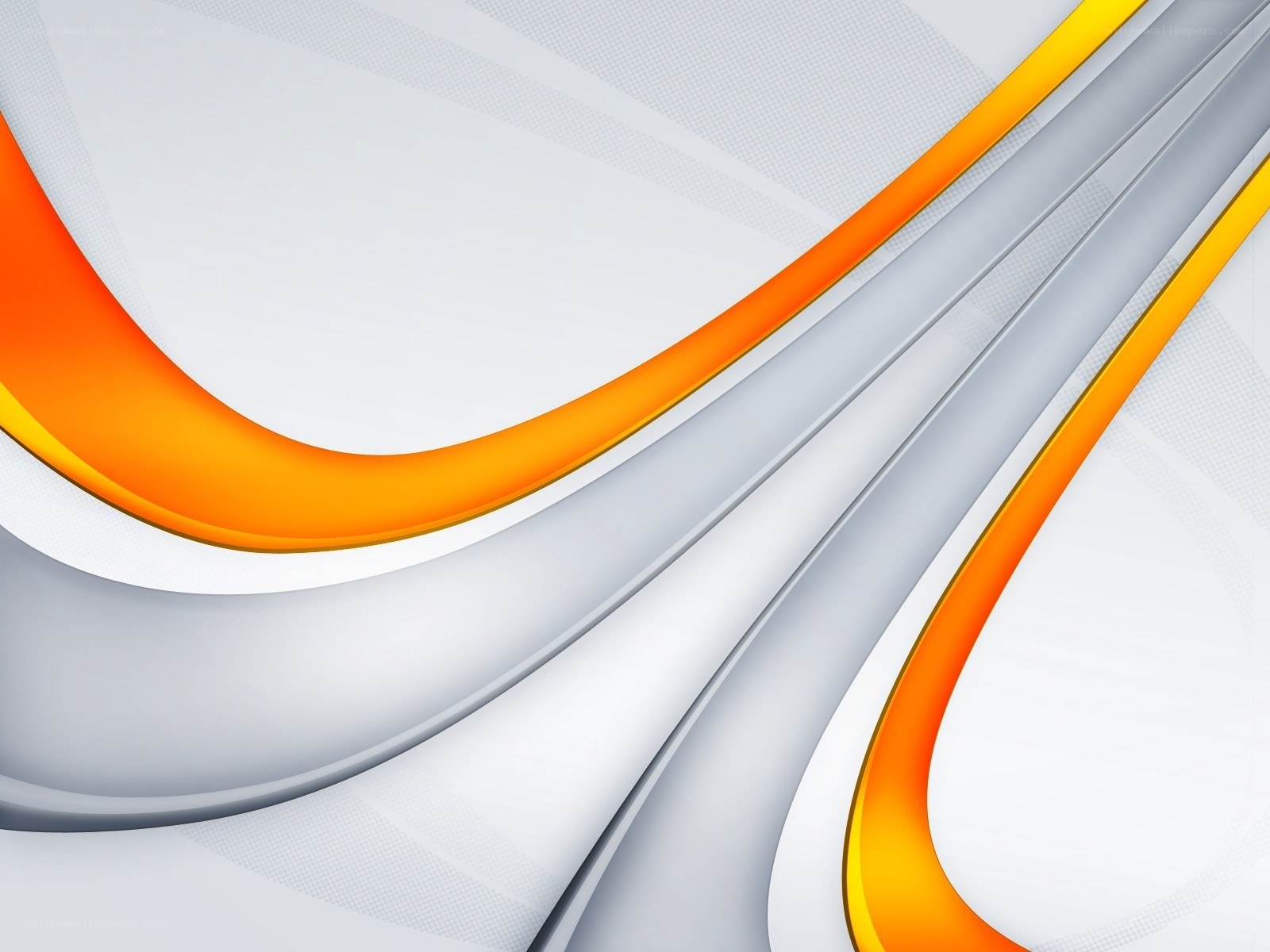 abstract orange and white design