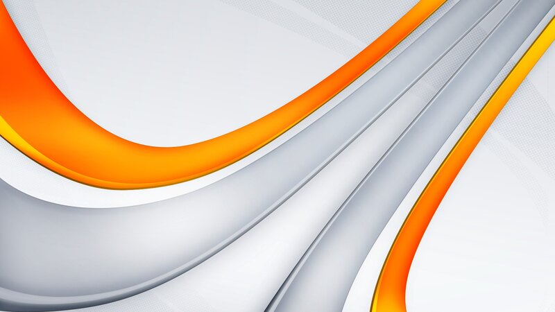 abstract orange and white design