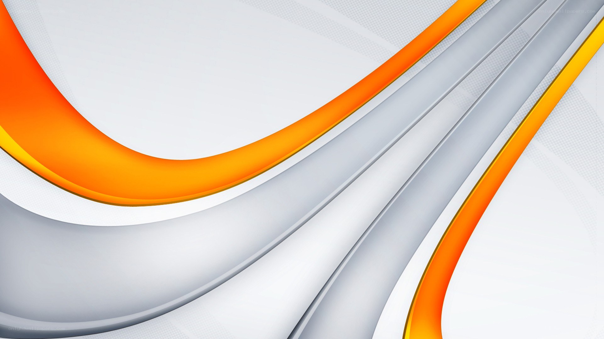 abstract orange and white design
