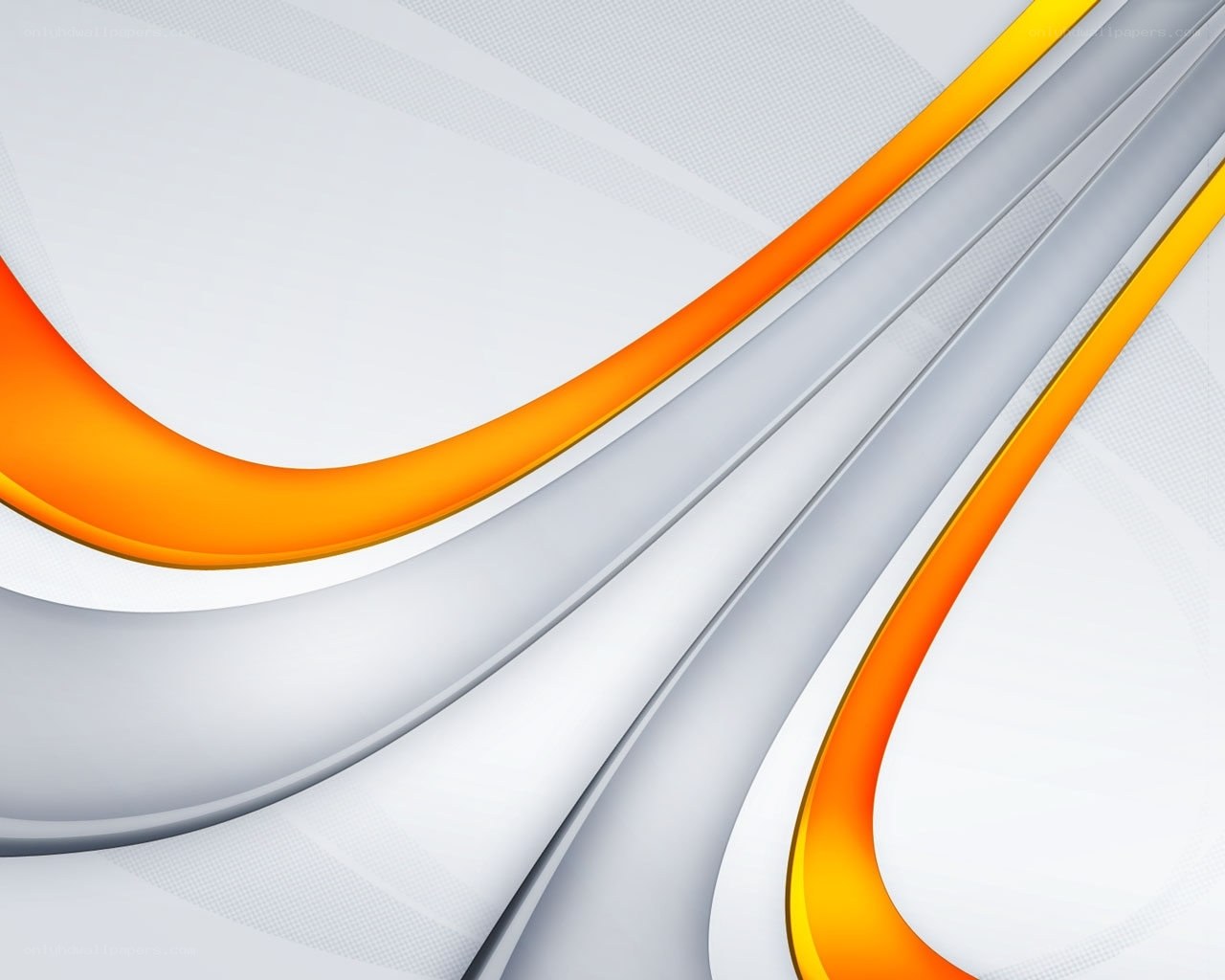 abstract orange and white design