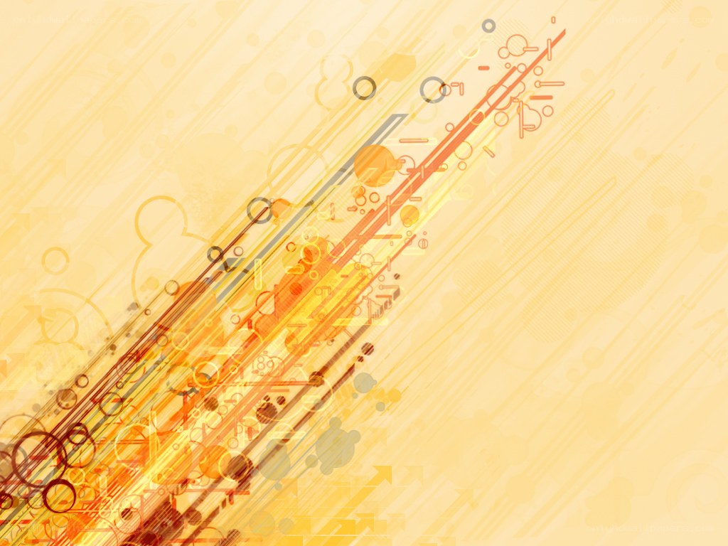 abstract orange and yellow design