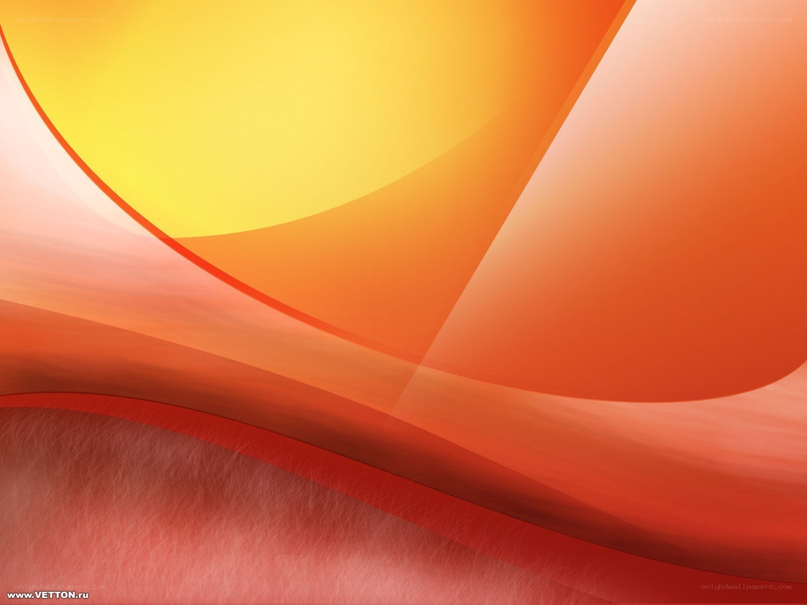abstract orange and yellow design