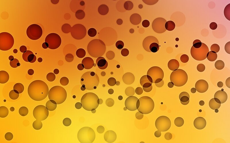 abstract orange bubble pattern