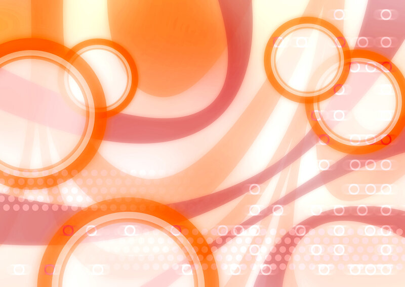 abstract orange circle pattern