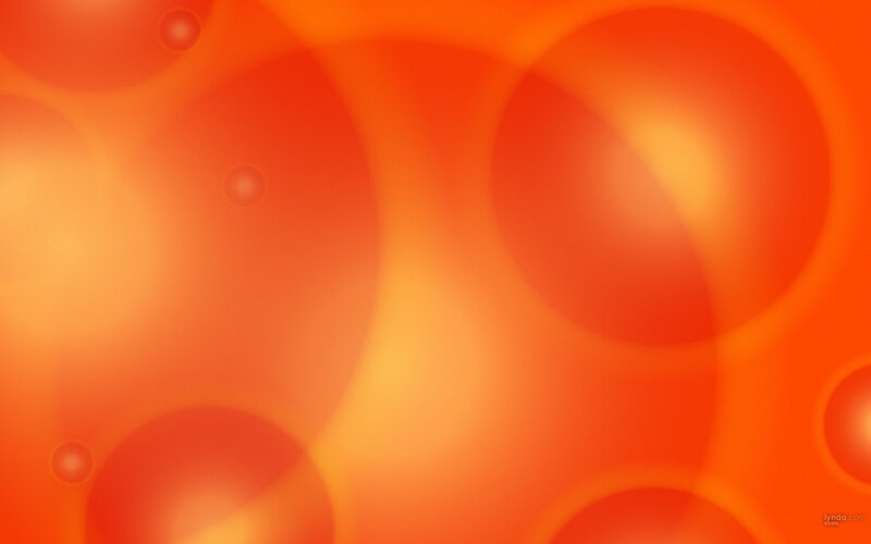 abstract orange circles