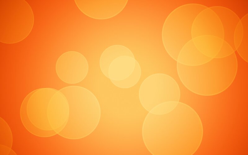 Abstract Orange Circles — Warm, Yellow