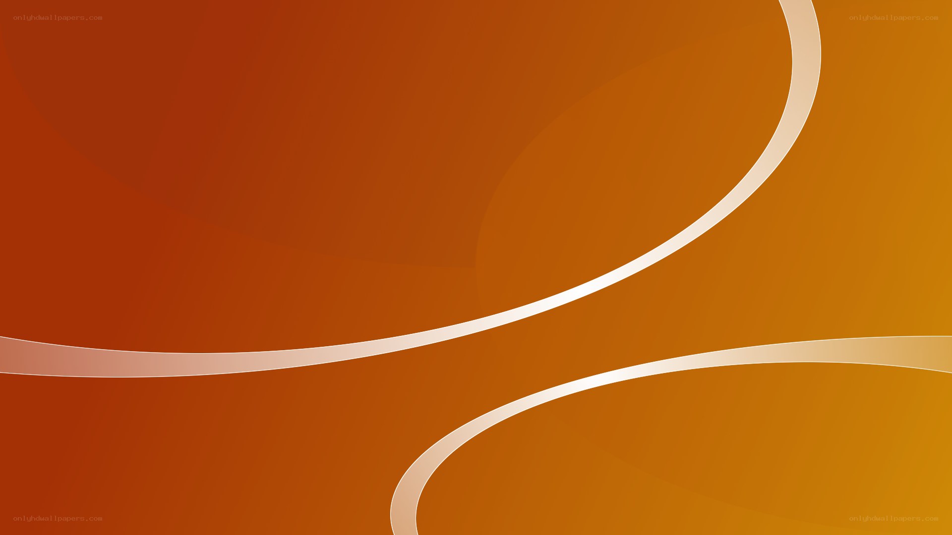 abstract orange curves