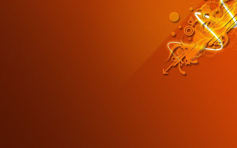 Abstract Orange Design — Energetic