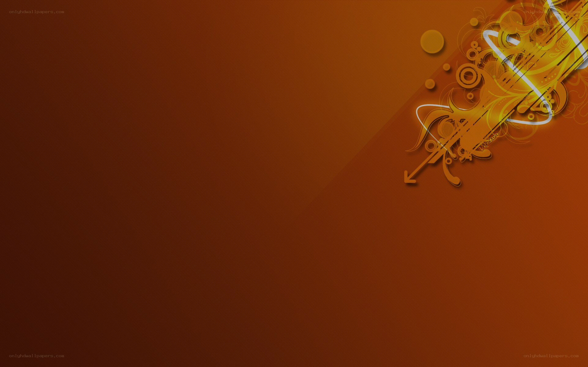 abstract orange design