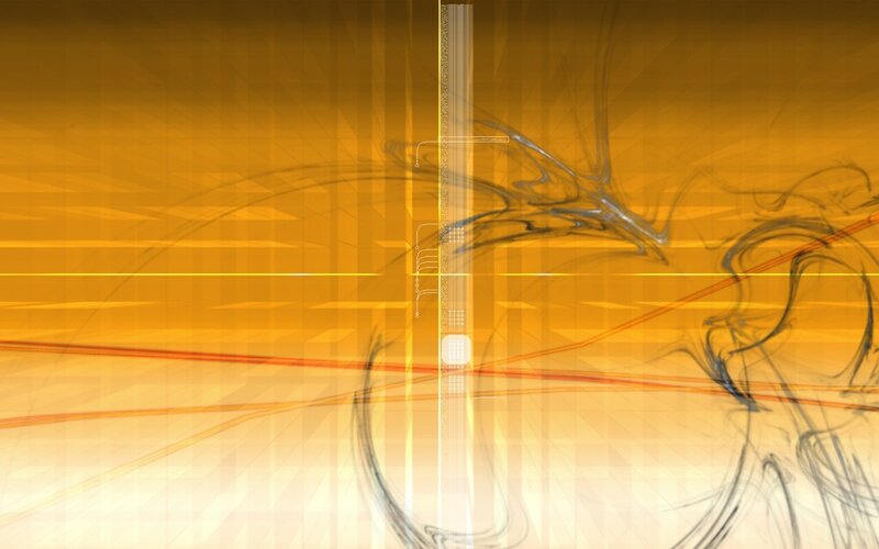 abstract orange digital art