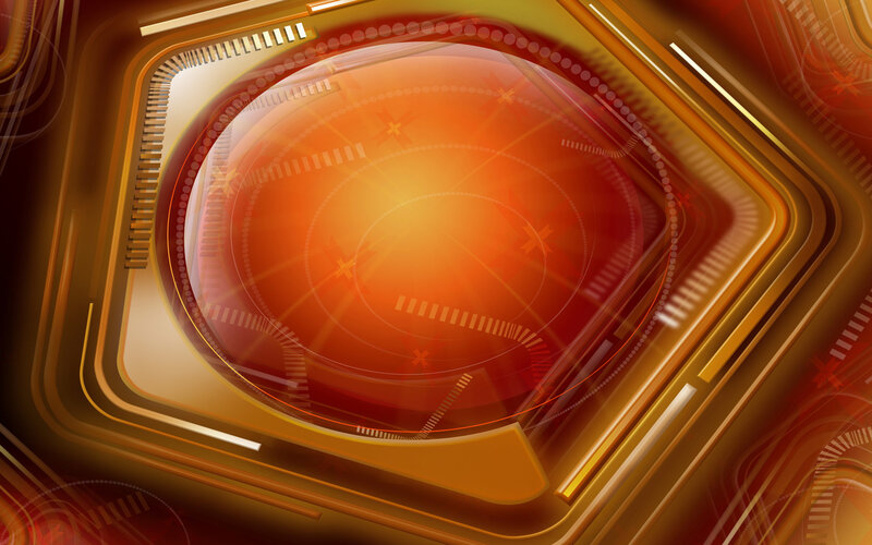 abstract orange digital design