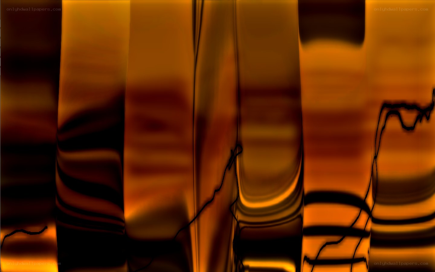 Abstract orange distortion