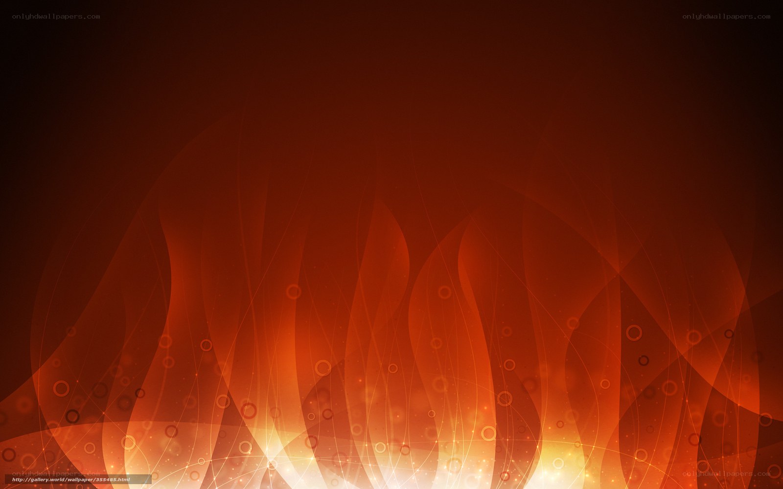 Abstract orange flame background