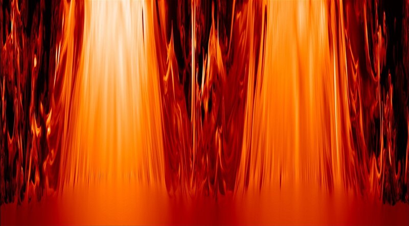 Abstract orange flame pattern