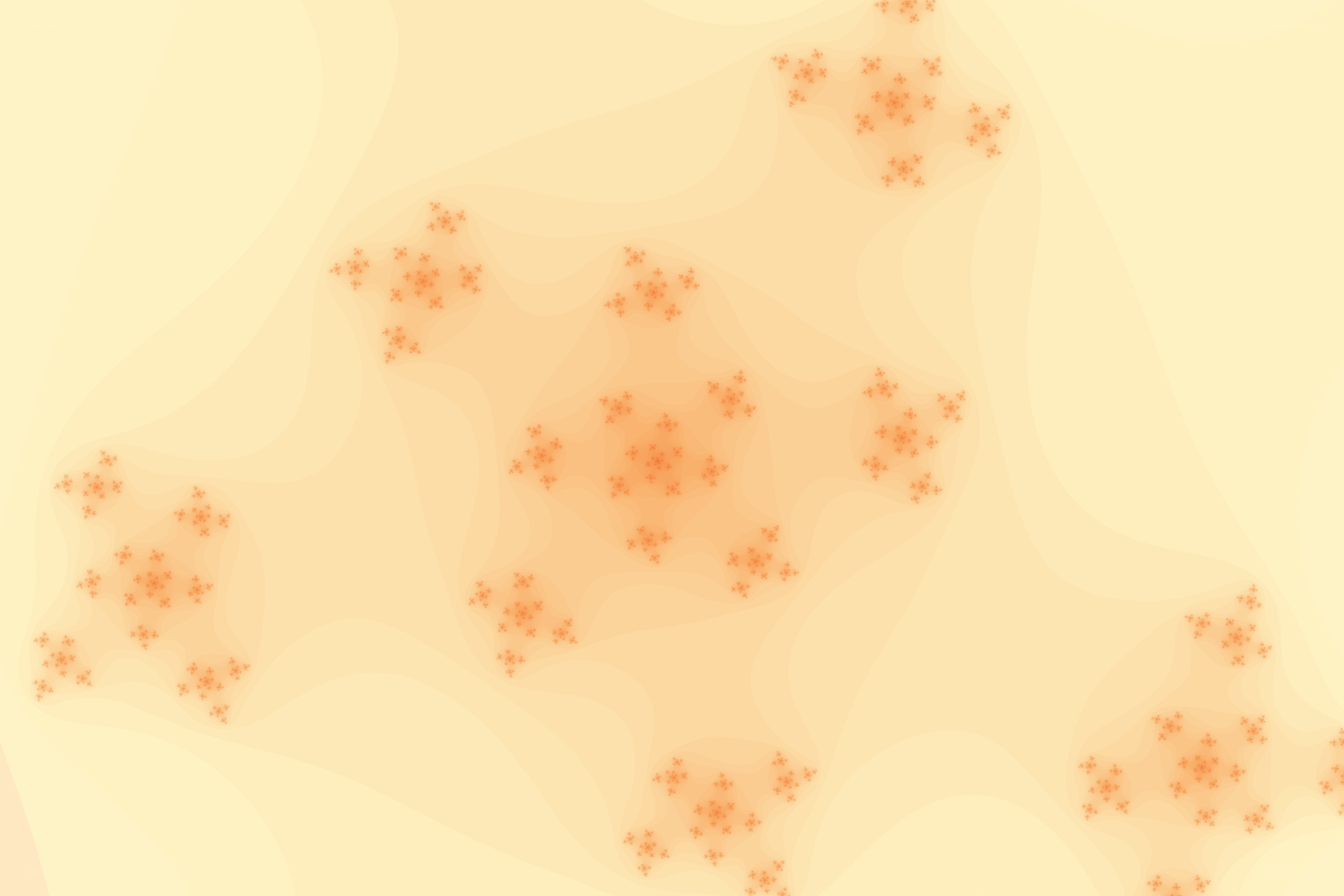 abstract orange fractal pattern