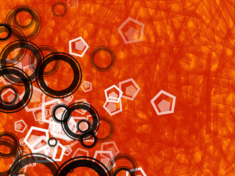 Abstract orange geometric pattern