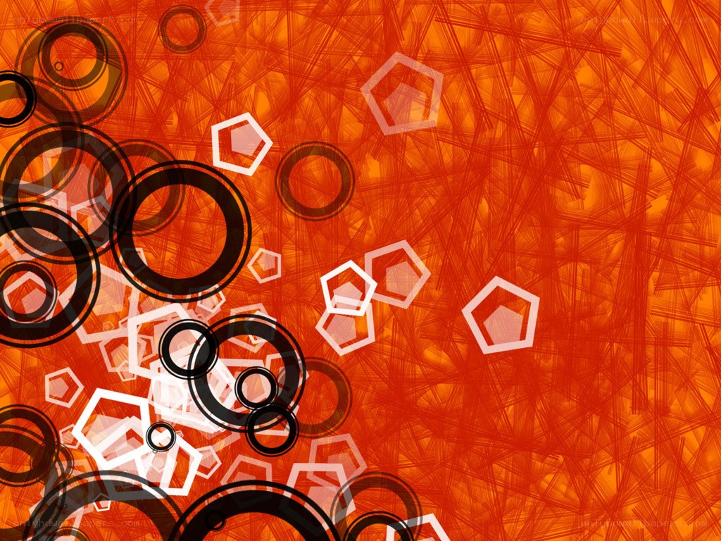 Abstract orange geometric pattern