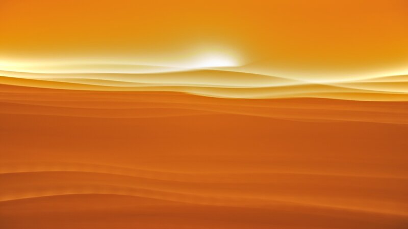 abstract orange landscape