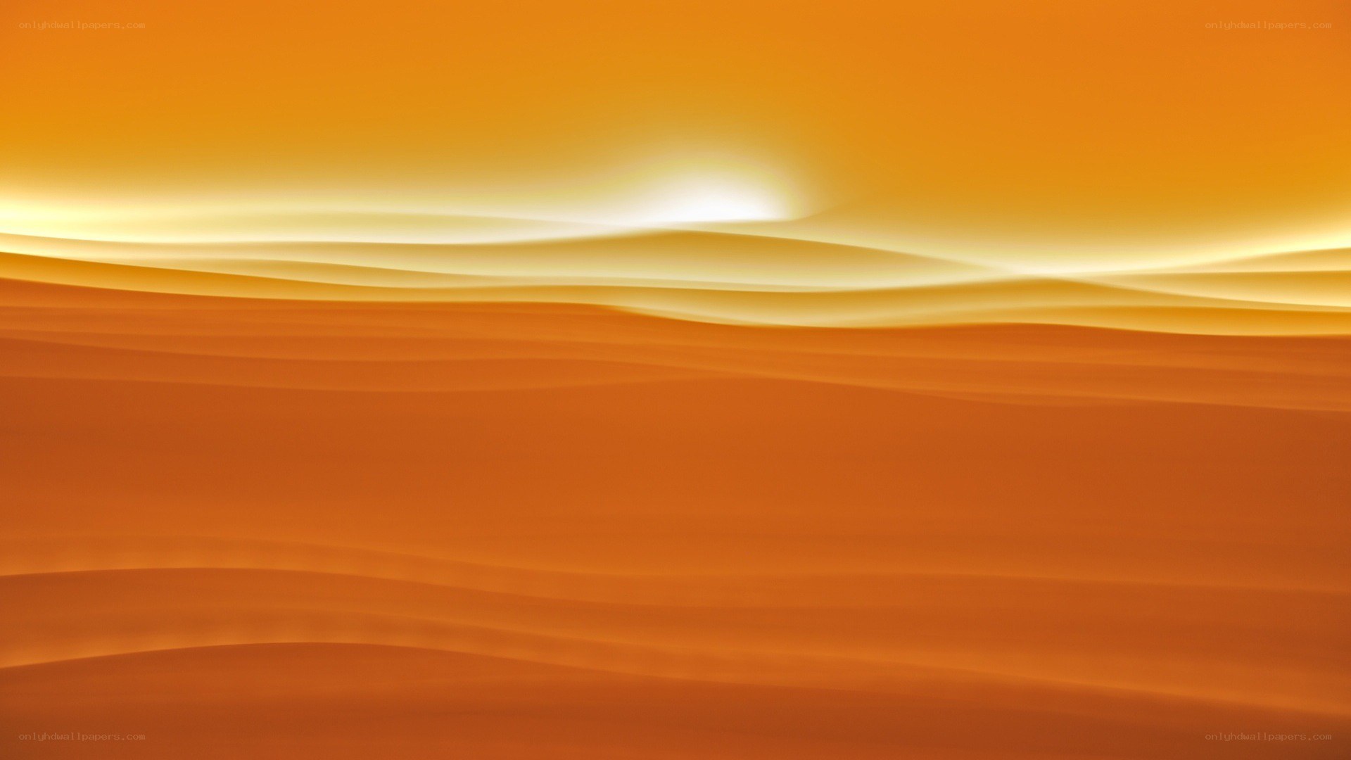 abstract orange landscape