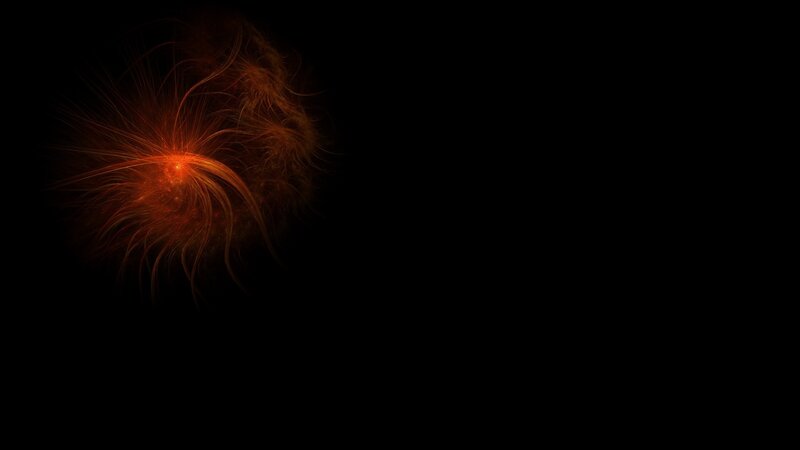 abstract orange light burst