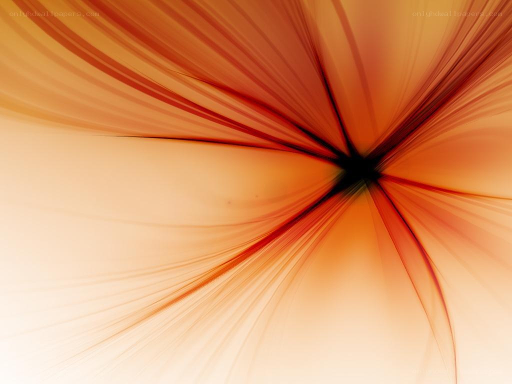 Abstract orange light burst