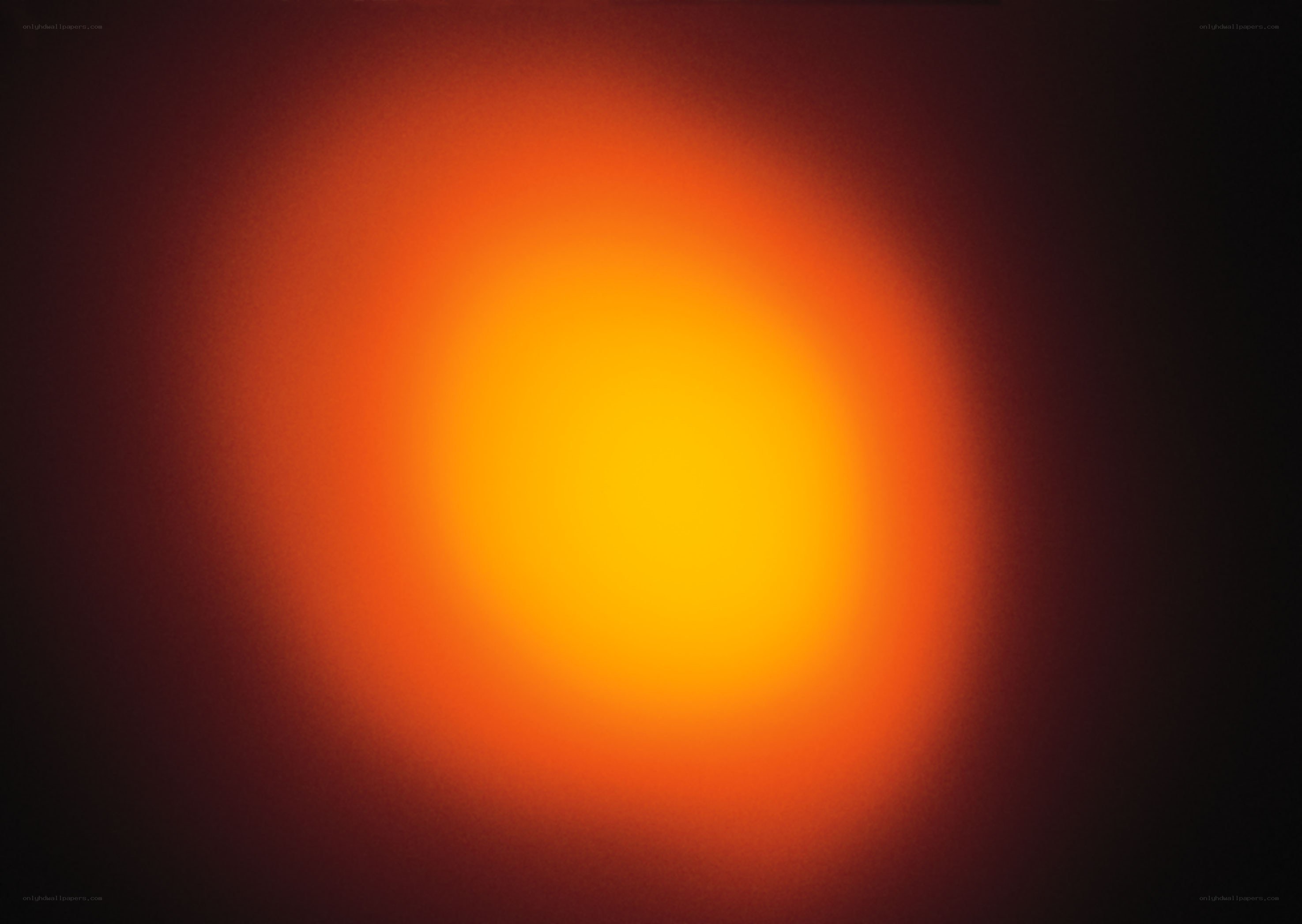 abstract orange light circle