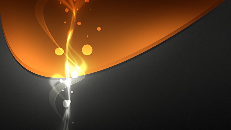 Abstract Orange Light Design — Dramatic