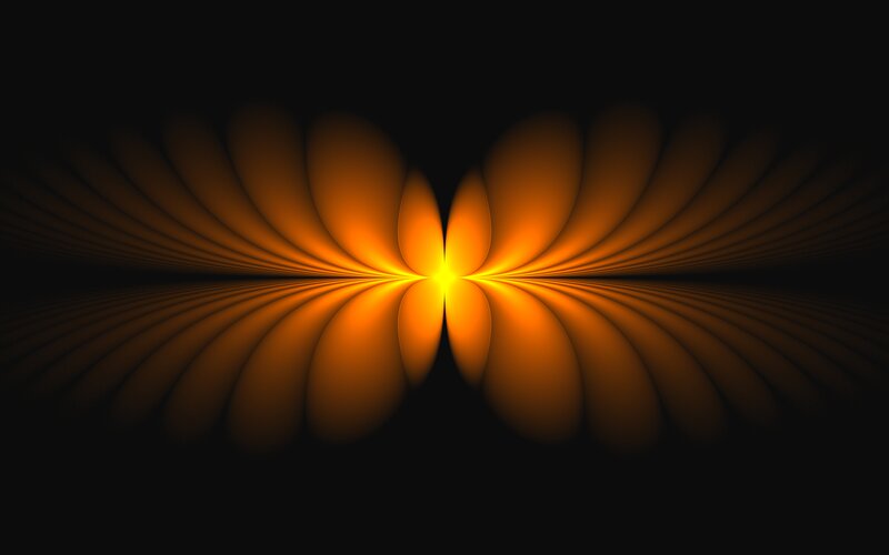 Abstract Orange Light Pattern