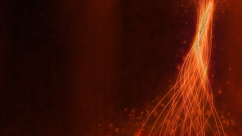 Abstract orange light streaks