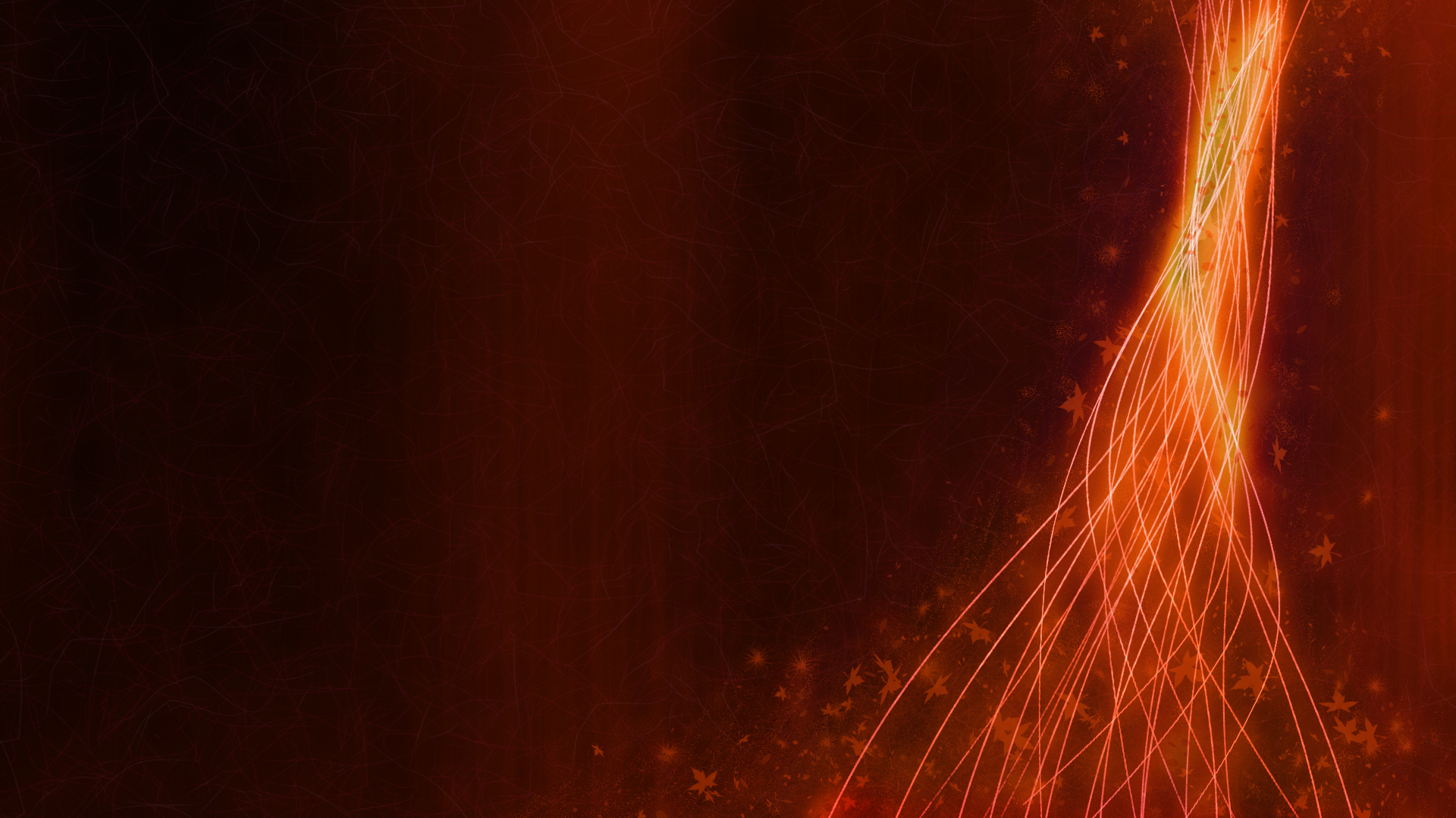Abstract orange light streaks