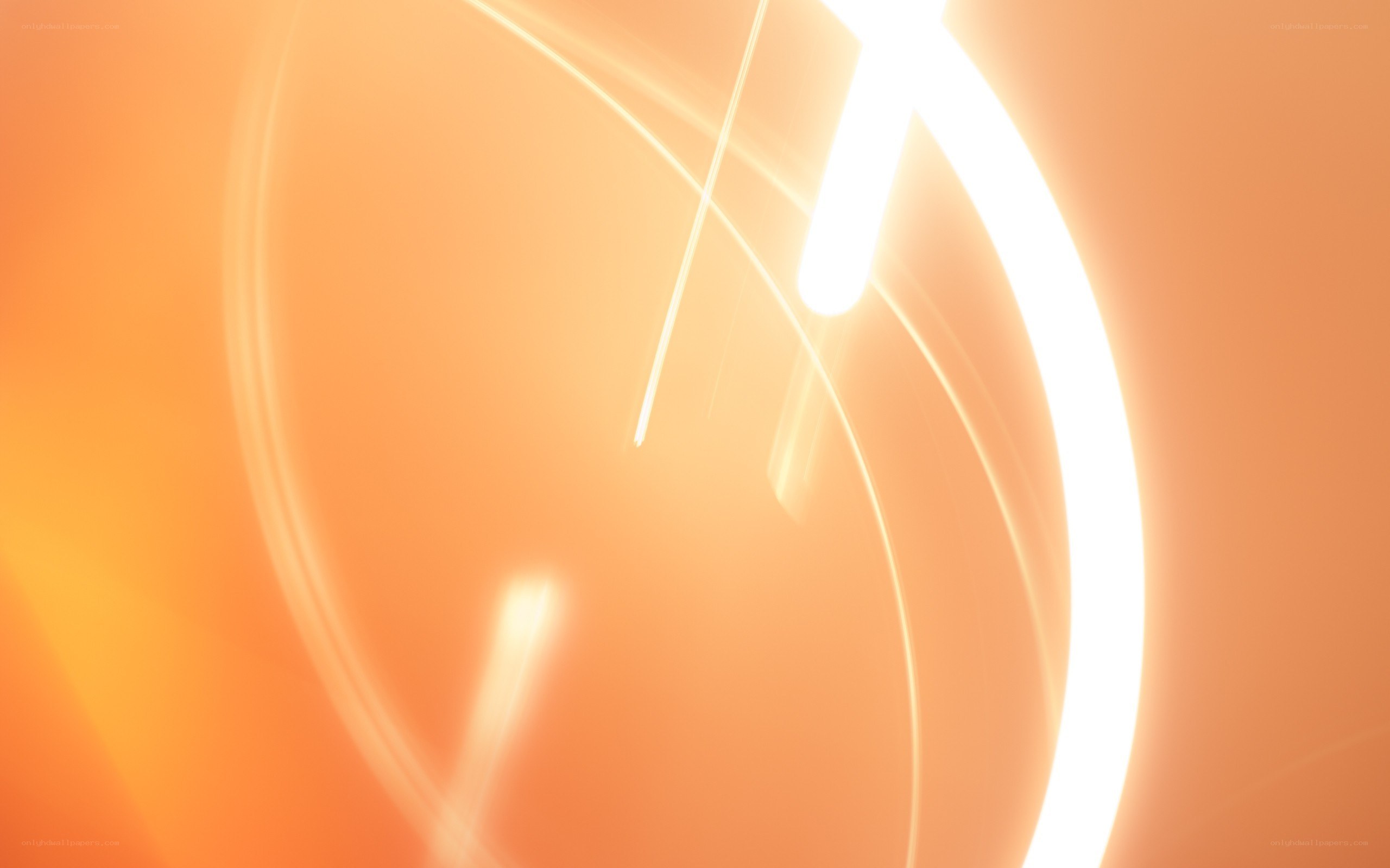 abstract orange light streaks