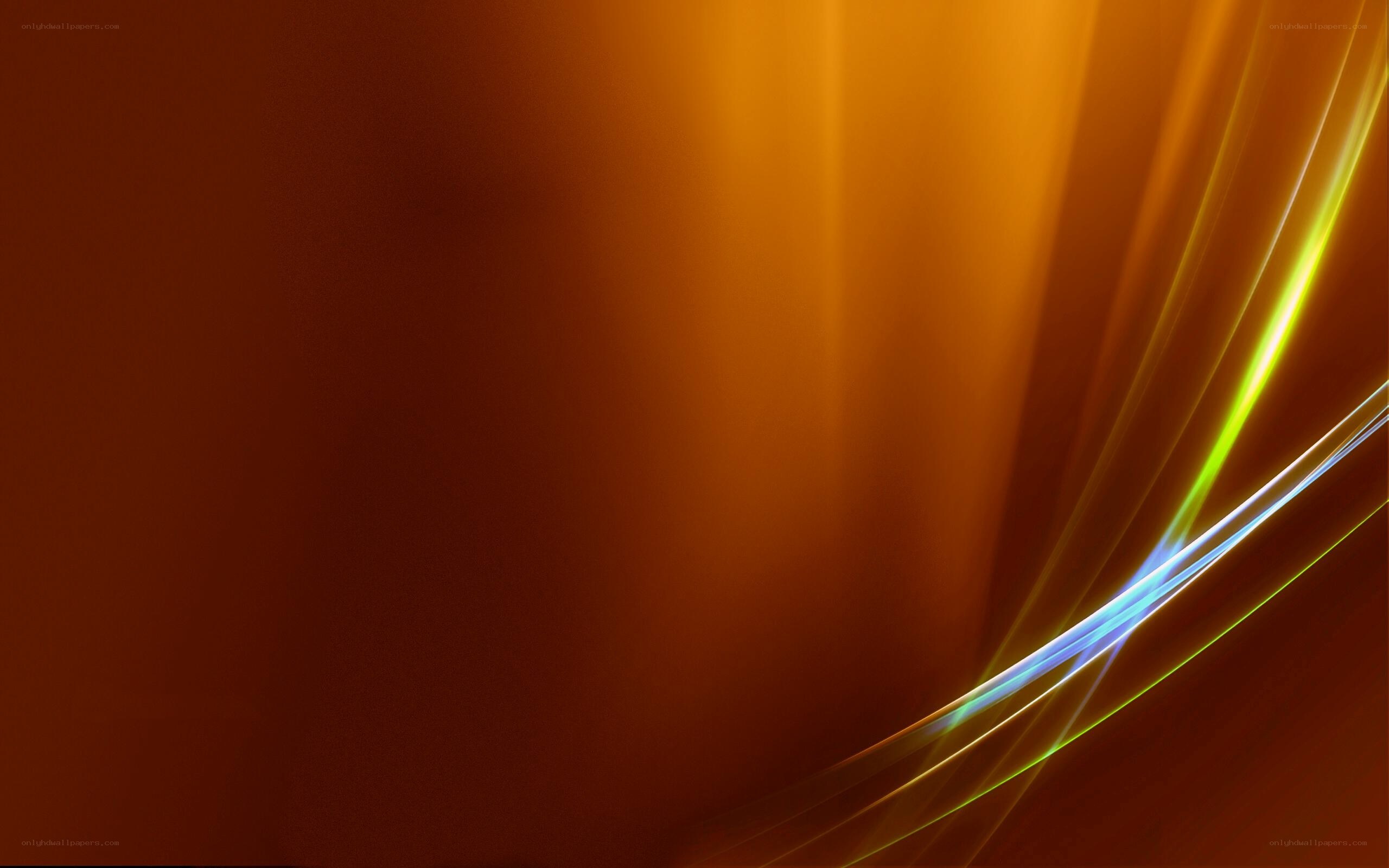Abstract orange light streaks